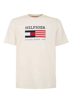 Tommy Hilfiger flag logo T-shirt - Neutrals