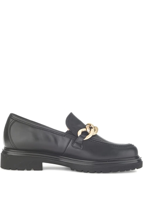 GABOR chain-link loafers - Black