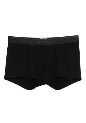 Sunspel logo waistband boxers - Black