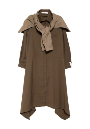 Rokh Tie dress - Brown