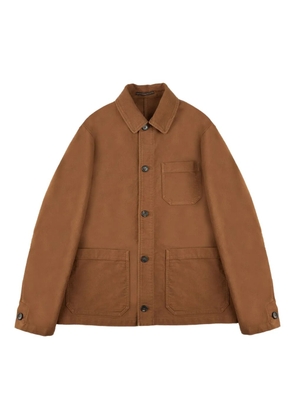 slowear x Moleskin blouson cotton jacket - Brown