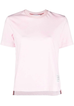 Thom Browne anchor-print T-shirt - Pink