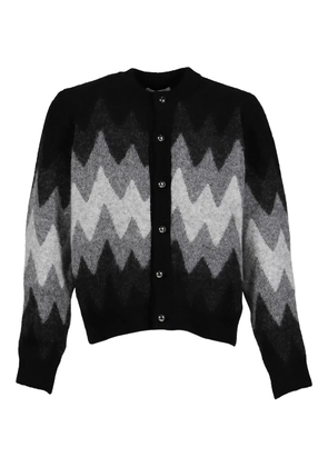 Ernest W. Baker zigzag cardigan - Black