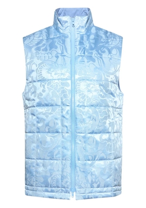 Casella Meyer Heaven-jacquard gilet - Blue
