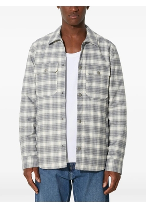 A.P.C. check-pattern pocket shirt - Neutrals