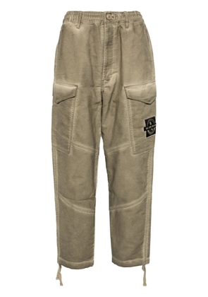 izzue cargo straight trousers - Green