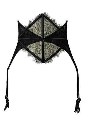 TWINSET lace and tulle garter - Black