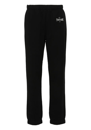 Chiara Ferragni embroidered-logo track pants - Black