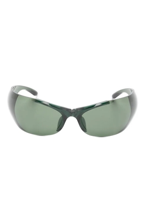 Balenciaga Eyewear BB0454S oval-frame sunglasses - Green