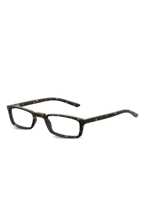 Seventh Street rectangle havana glasses - Brown
