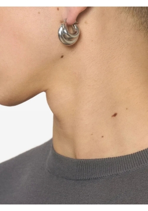 Panconesi double hoop earrings - Silver