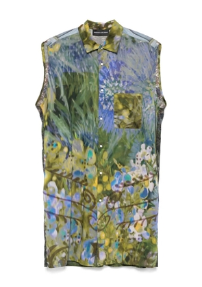 Barbara Bologna printed midi dress - Blue