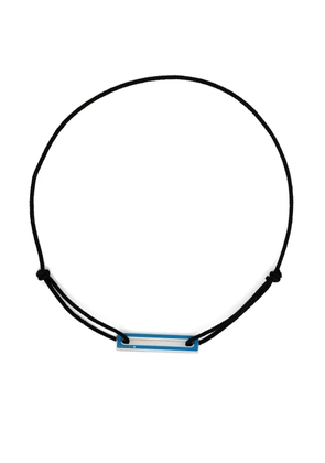 Le Gramme lacquered cord bracelet 1,7g - Blue