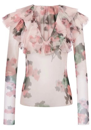 Philosophy Di Lorenzo Serafini floral-print blouse - Pink