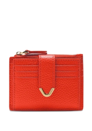 Coccinelle leather zip cardholder - Red