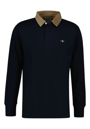Gant Heavy Rugger cord collar polo shirt - Blue