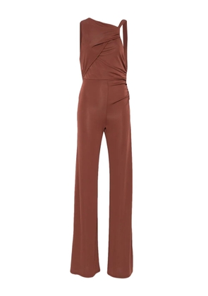 THE ANDAMANE asymmetric jumpsuit - Brown