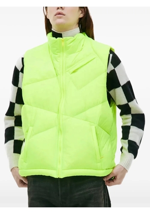 Undercover quilted puffer vest - Yellow