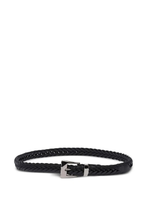 ADRIANO MENEGHETTI braided leather belt - Black