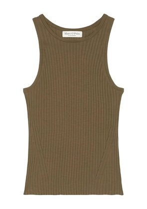 Marc O'Polo ribbed sleeveless top - Brown