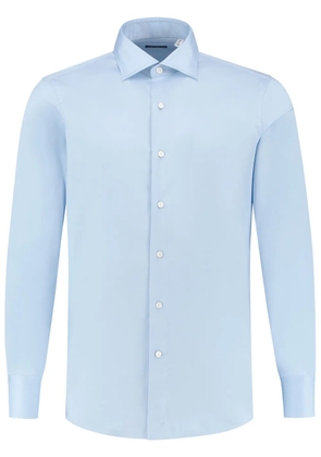 Finamore 1925 Napoli long-sleeve cotton shirt - Blue