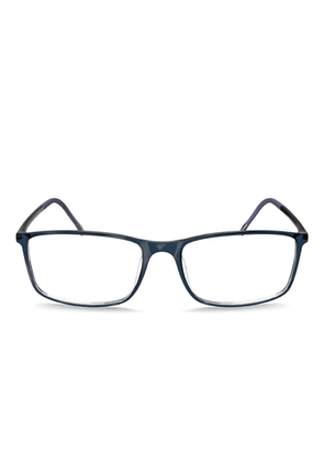 Silhouette rectangle frame glasses - Blue