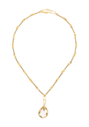 Aurelie Bidermann twisted-chain paperclip charm necklace - Gold