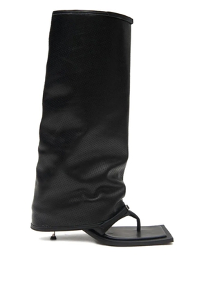 Fidan Novruzova 50mm Kaia stiletto trouser heeled sandals - Black