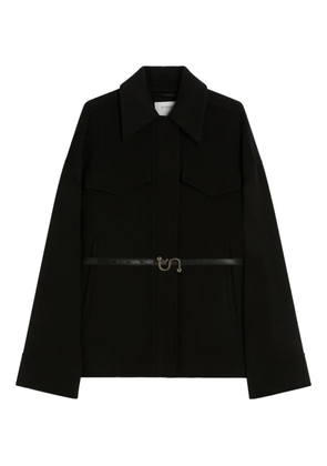 Max Mara belted zip-fastening jacket - Black