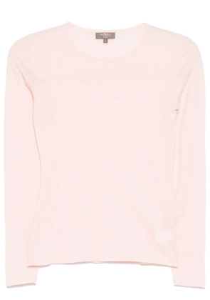 N.Peal eden round neck T-shirt - Pink