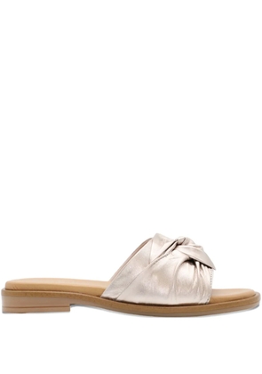 Ron White knotted leather sandals - Gold