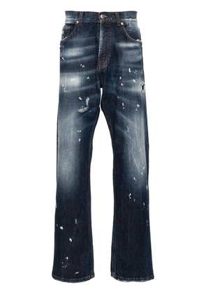 John Richmond straight-leg cotton jeans - Blue