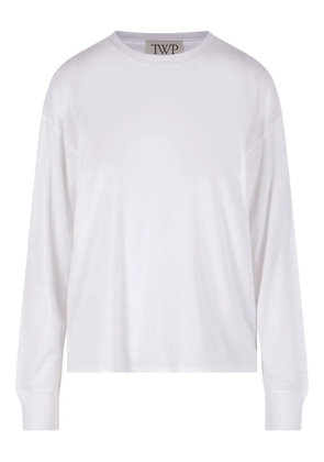 TWP crew-neck long-sleeve T-shirt - White