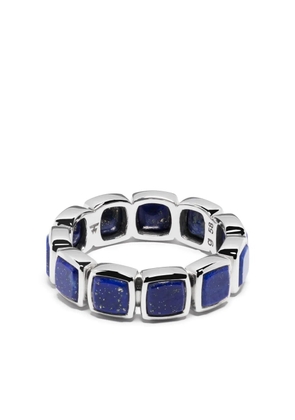 Tom Wood sterling silver cushion lapis ring