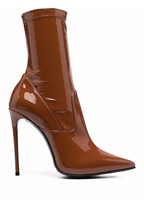 Le Silla Eva 120mm ankle boots - Brown
