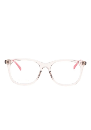 Gucci Eyewear logo-detail glasses - Brown