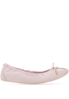 Ferragamo bow-detailing ballerina shoes - Pink