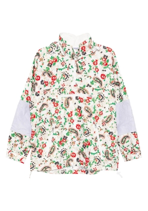 Junya Watanabe MAN floral-printed jacket - Neutrals