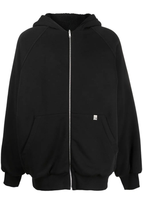1017 ALYX 9SM slogan-print zip-up hoodie - Black