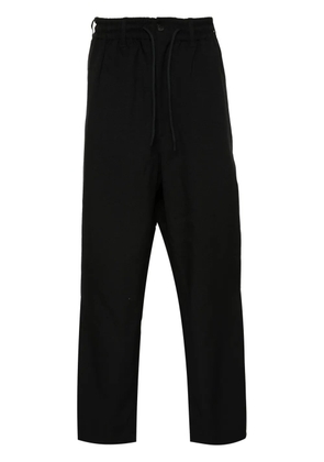 Y-3 3-Stripes straight-leg trousers - Black