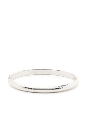 DOWER AND HALL dimple-effect bracelet - Silver