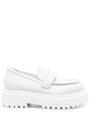 Le Silla Ranger leather loafers - White