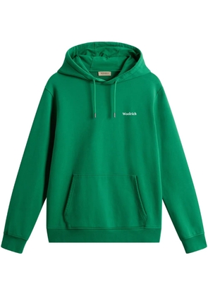 Woolrich graphic-print hoodie - Green