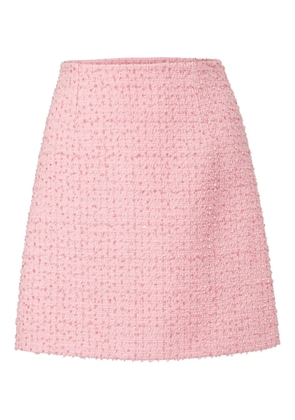 Carolina Herrera tweed mini skirt - Pink