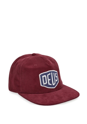 Deus Ex Machina corduroy logo-patch cap - Pink