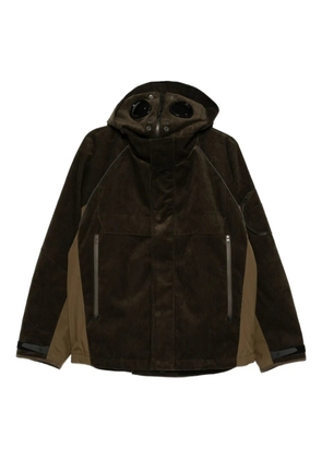 CROQUIS corduroy spliced down jacket - Green