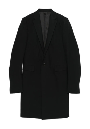 Deepti notched lapel coat - Black