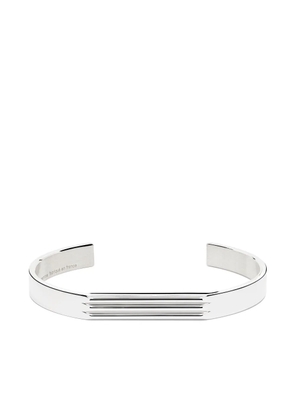 Le Gramme sterling silver 21g Godron bracelet