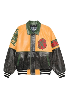 Billionaire Boys Club appliqué striped jacket - Yellow