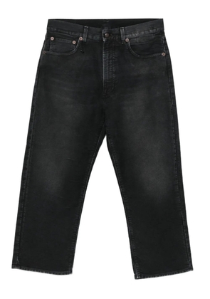 R13 faded-effect straight-leg jeans - Black